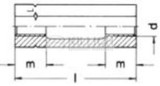 Hexagon turnbuckle nut DIN 1479