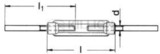 Turnbuckle stub ends DIN 1480